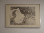 Obraz grafika ,,Kobieta " 1984 rok