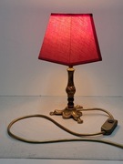 Lampka nocna stołowa mosiężna bardzo ładna wysokość ok. 30cm