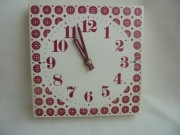 Zegar naścienny,nakręcany,Kal.55 Made in GDR.