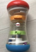Fisher Price Aktywizująca wieża z kulkami 3w1 Wałek do raczkowania