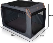 Klatka kennelowa kennel materiałowy transporter 76x51x48