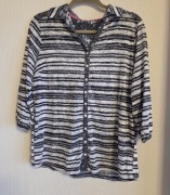 bluzka koszula w paski zapinana na guziki 44 XXL