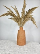 Wazon ceramiczny wykonany ręcznie z gliny styl boho wystój