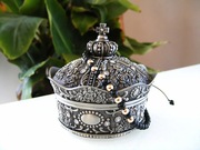 Nowa Bransoletka męska 7 grzechów (18k złoto, turmalin)