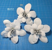 SCRAPKI KRAKÓW Kwiaty, Chrzest, Narodziny 3 szt. biel