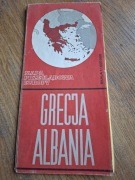 Grecja Albania mapa przeglądowa Europy 1:1 500 000