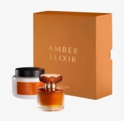Oriflame Zestaw Amber Elixir Woda perfumowana + Perfumowany krem do ciała