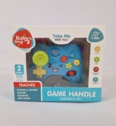 PAD JOYSTICK DLA DZIECI NIEBIESKI Z DŹWIĘKIEM I ŚWIATŁEM