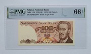 100 złotych 1976 rok seria AP PMG 66 EPQ rocznik 1976