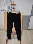 Spodnie, legginsy czarne ocieplane "misiem"