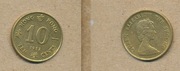 HONG KONG 10 cent 1982 r. królowa Elżbieta