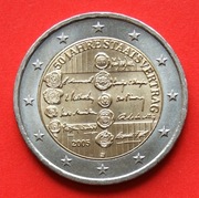 2  Euro  2005 r -  Austria  50 lat ood Traktatu Konstytucyjnego   stan !!!