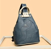 Skórzany Nowy plecak damski Na jedno ramię lub dwa Antykradzieżowy Kieszonk