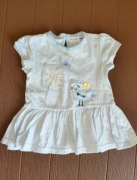 61. Niebieska letnia sukienka w paski rozmiar 68-74