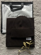 Czapka i szalik 50%wełna 50%kaszmir