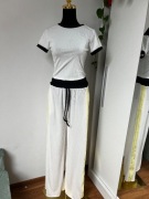 Komplet damski prążek M 