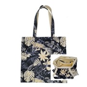 Torba na zakupy bawełniana - Liście monstera