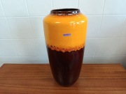 Wysoki Wazon Ceramiczny Scheurich West Germany Fat Lava 50cm lata 70