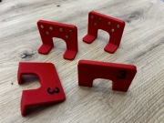 Przymiar do ustawiania frontów, drzwiczek meblowych 3 mm.