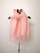 Szalik jasnoróżowy