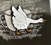 Przypinka Gęś - ssssssss