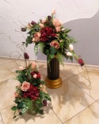 STROIK na grób cmentarz WIOSENNA  kompozycja na płytę nagrobną + BUKIET