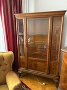 Witryna serwantka art deco z okresu międzywojennego, stan bardzo dobry