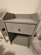 Stolik nocny szafka szary HAUGA IKEA 404.889.61