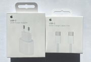 Zestaw MacBook/iPhone Adapter USB-C 20W + Kabel USB-C 60W Fast Charge PD 1m