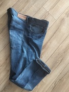 Spodnie męskie 40/32 klasyczne elastyczne miękki jeans Lindbergh pas104