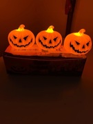 Lampki święcące w kształcie dyni idealne na halloween