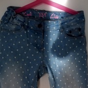 Jeansy dziewczęce cool club 134 spodnie