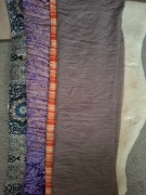 Zestaw 4 szalików dużych, cieńszych