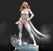 Figurka druk 3D żywica " Emma Frost - F1704 " - 150 mm