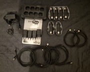 DMX Chauvet DJ D-FI XLR PACK (+dokupione) zestaw łączności DMX + ładowarki