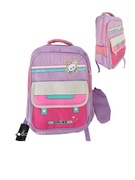 Pojemny plecak szkolny dla dziewczynki