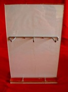 Ekspozytor stojak wieszak saszetki plexi bezbarwny