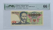 10000 złotych 1987 rok seria N wysoka nota PMG 66 EPQ Wyspiański