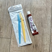 Farba Hairwell jasny brąz light brown 20ml henna żelowa + 2 brzytwy