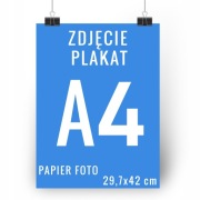 DRUK Zdjęcia Plakatu A4 21x29,7cm PAPIER FOTO Gloss 300g/m