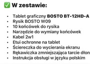 Tablet graficzny BOSTO 12HD-A LCD z piórem 8192 st