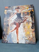 Sprzedam malowany farbami akrylowymi obraz. 