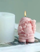 Święty MIKOŁAJ z torbą forma silikonowa 6.8*6 do Wosku Świec Gipsu Mydła 