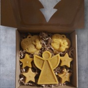 Zestaw świec  z wosku pszczelego