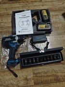 NOWY Klucz udarowy Gisam 1800nm + 10 nasadek + 2x bateria