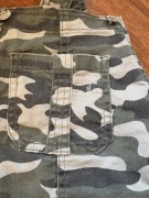 Ogrodniczki krótkie denim.co moro 128 cm