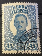 OA 75, kasowany, 1918r. na fundusz cesarza Karola