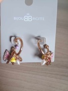 Kolczyki z zaw. y2k fairy motyl muchomor