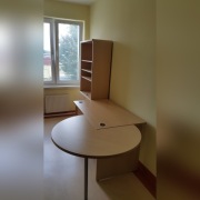 Meble biurowe Svenbox biurko z przystawką i szafka