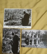 Stare pocztówki - Dresden 1945 (3 sztuki)